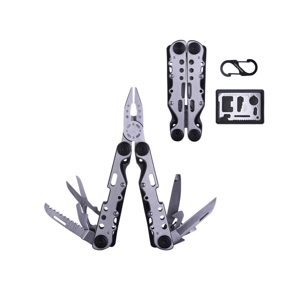 Jakemy Pj1010 Multitool Folding Pocket Plier Saw Screwdriver Portable Outdoor Survival Edc Card Pliers Tool 623414327800