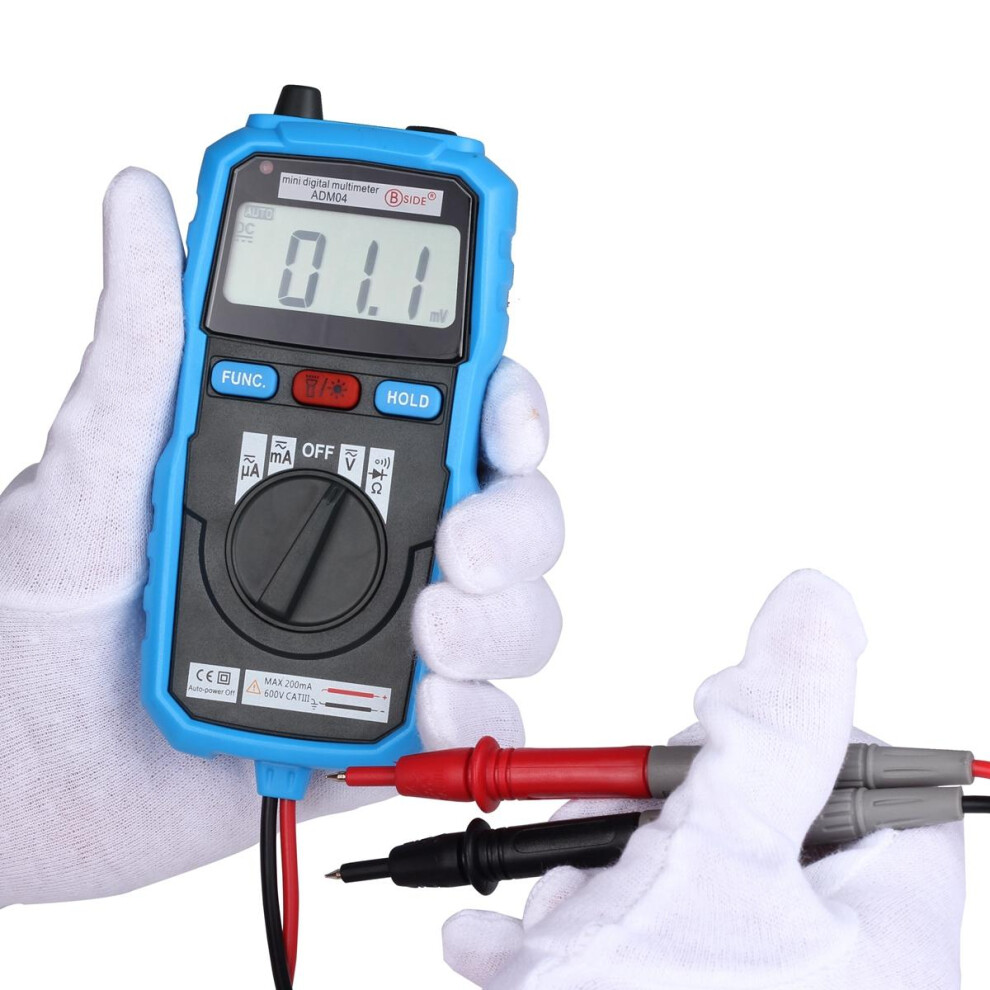 Bside Adm04 Mini Digital Auto Range Non-Contact Multimeter Voltage Current Meter Diode Tester 623414328258