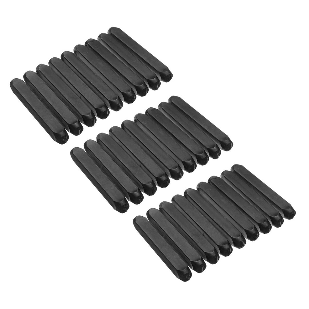 27Pcs 3Mm Letter Steel Metal Die Stamp Punches Tool Alphabet Numbers Set 623414328869