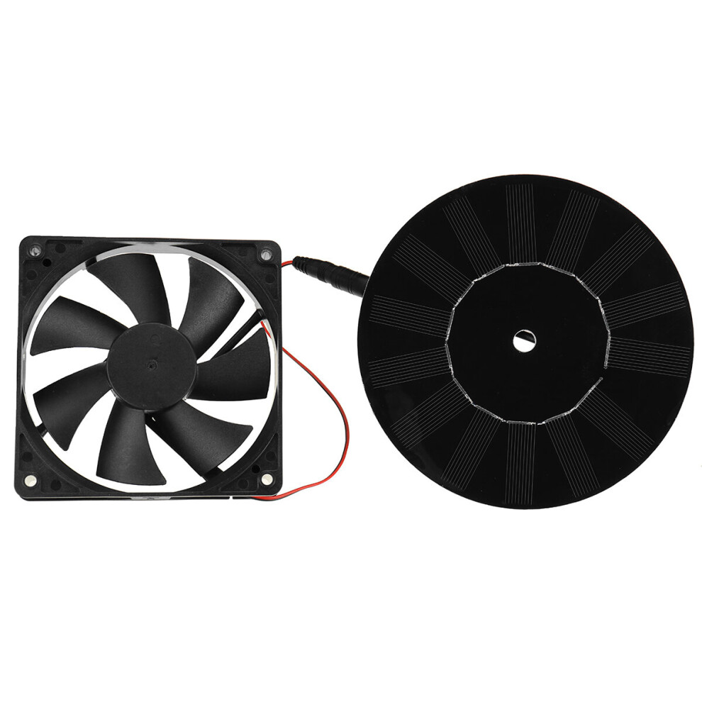 10W Solar Exhaust Fan Air Extractor Ventilation For Chicken House Greenhouse 623414329019