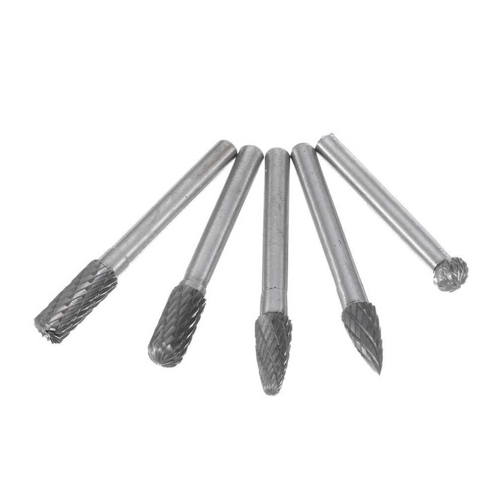 5Pcs 60X8mm Tungsten Steel Rotary File Set Grinding Head Rasp Burrs Abrasive Tool 623414329255