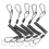 5Pcs 26cm Steel Plier Coil Tether Lanyard Secure Grip Retracting Tool 1