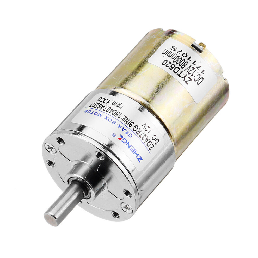 Zhengke Zga37rg 12V 1000Rpm Reduction Motor Dc Gear Motor 623414329781
