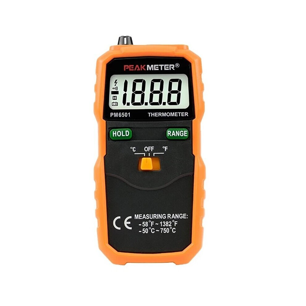PEAKMETER PM6501 LCD Display Termostato Digital Thermometer K Type Thermocouple Termometer