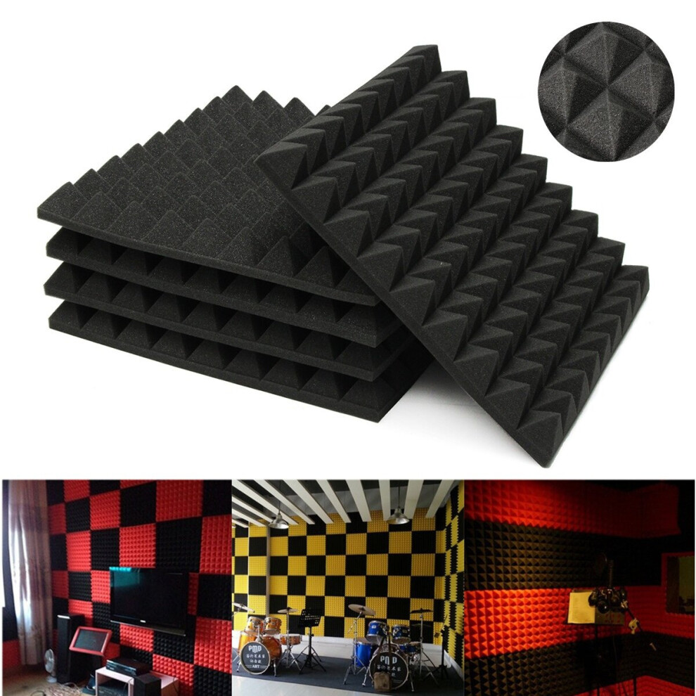 6Pcs 45X45x5cm Sound-Absorbing Cotton Soundproof Cotton Foam Wall Muffler Spong 623414330770