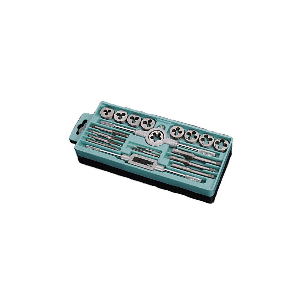 20Pcs M3-M12 Screw Thread Metric Plugs Taps Tap Wrench Die Wrench Set 623414331937