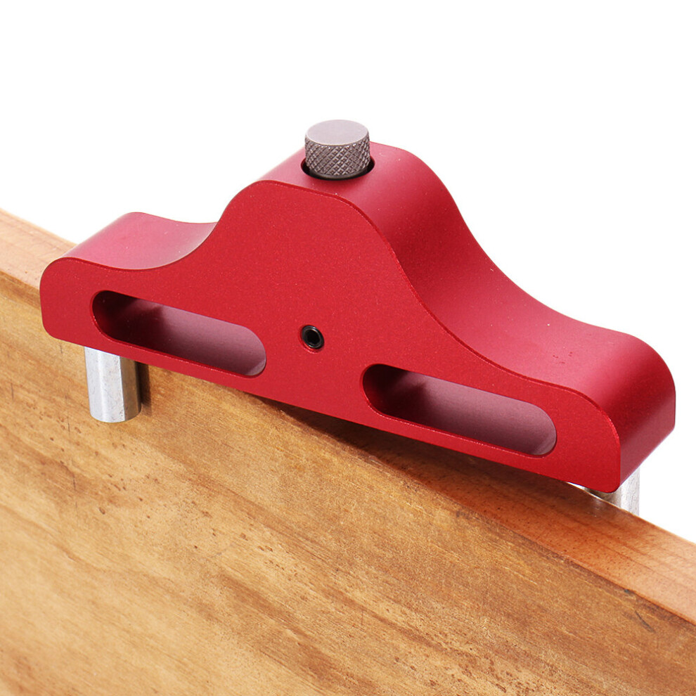 Aluminum Alloy Woodworking Center Finder Line Measuring Marking Gauge Scriber Scribing Tool Woodworking - Red 623414332347