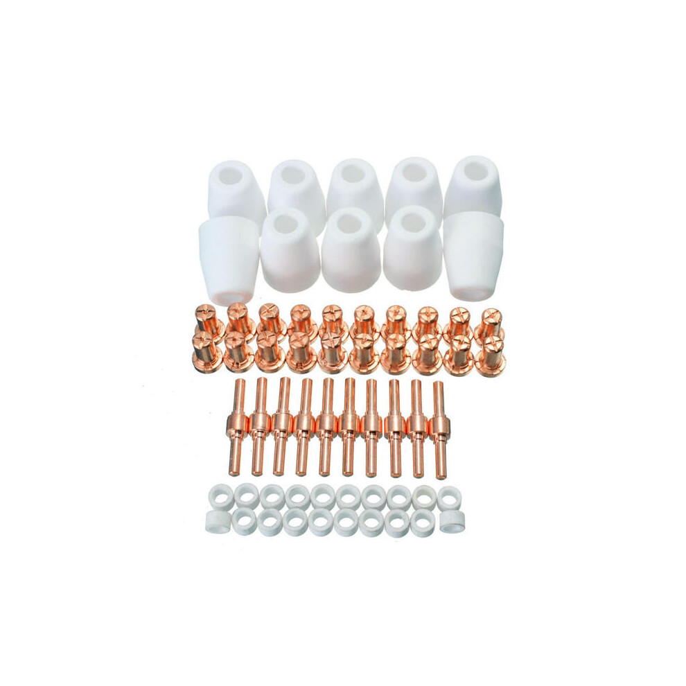 60Pcs Air Plasma Cutting Cutter Consumables Extended Fit Pt31 Lg40 Torch Cut-50D 623414333504