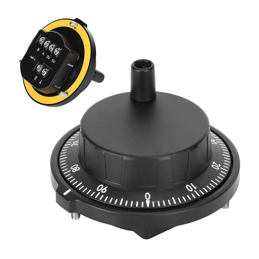 80Mm 100Ppr Bearing Axial Handwheel Electronic Cnc Manual Pulse Generator Hand Wheel Mpg Handwheel Tool 623414334068