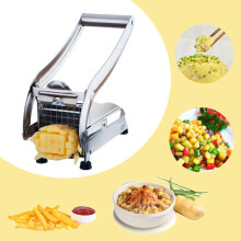 Potato Chipper Chopper Slicer Tool French Fries Chip Fruit Vegetable Cutter