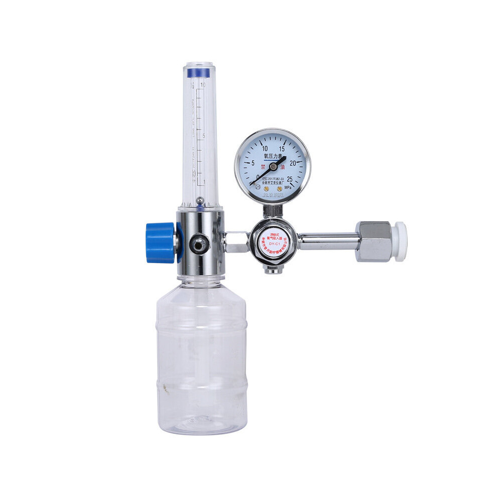 DY-C1 1-10L/min Oxygen Inhaler Buoy Oxygen Inhaler OÃÂ² Bottle Pressure Gauge Oxygen Meter Humidification Bottle Oxygen Tank Flow Meter