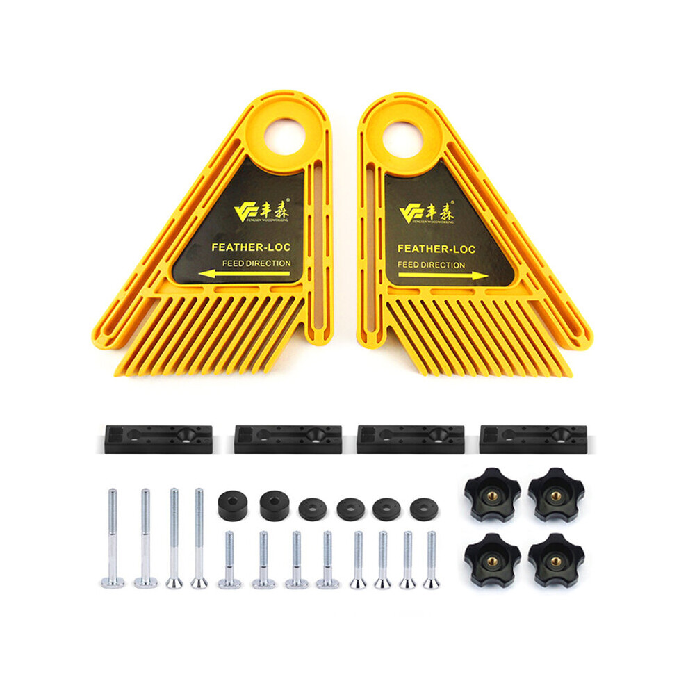 Drillpro Upgraded Multi-Purpose Double Feather Board For Router Table Saws Miter Gauge Slot 623414335454