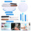 45Pcs/Set Cake Turntable Rotating Rack Knife Pastry Nozzle Decor DIY Baking Tool 6