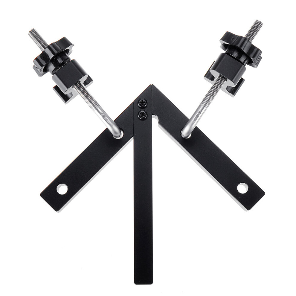 Drillpro Center Scriber Instrument L-Shaped Auxiliary Fixture Splicing Board Positioning Panel Fixed Clip Carpenter Square Ruler Woodworking Tool 623414338141