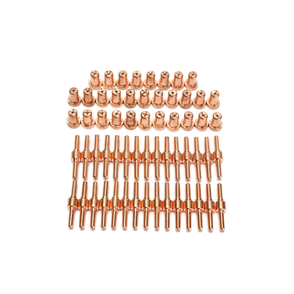 60Pcs Consumables Extended Long Tip Electrodes And Nozzles For Pt31 Lg40 40A Air Plasma Cutter 623414338202