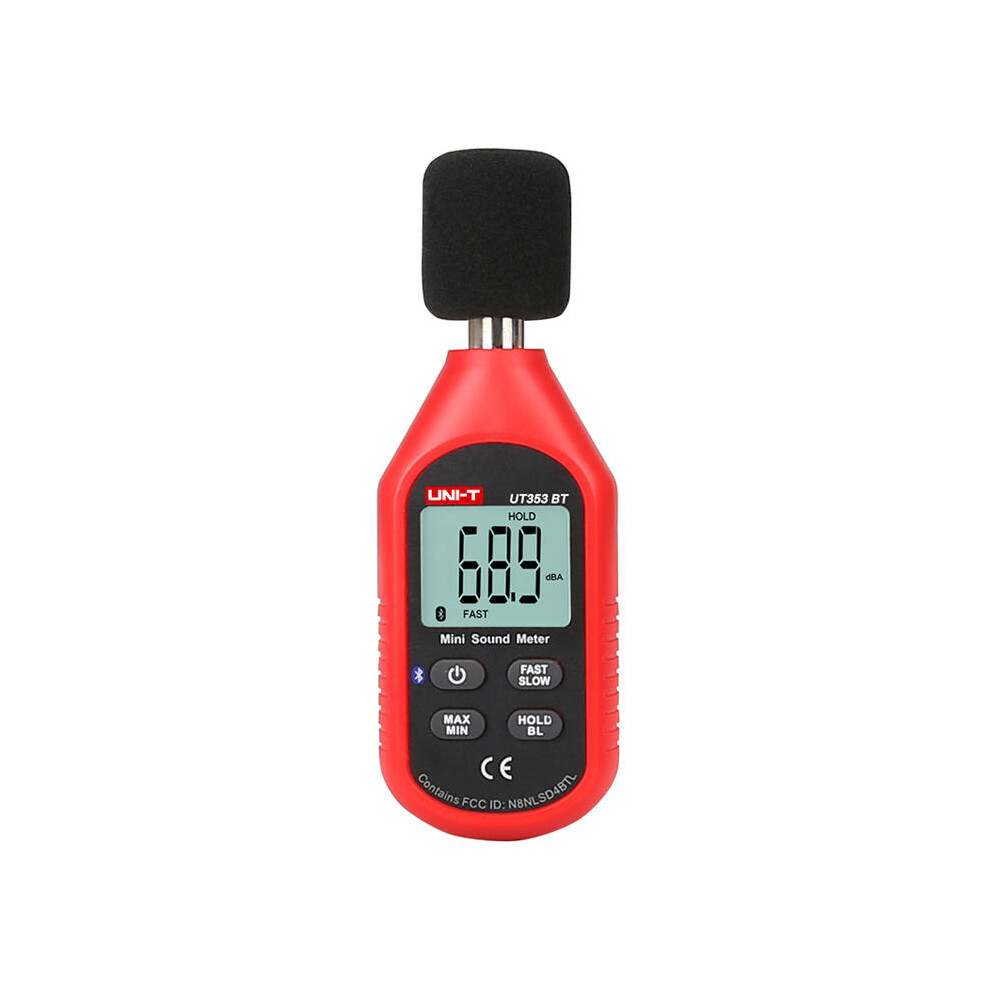 Uni-T Ut353bt Bluetooth Sound Level Meter Digital Noise Tester 30-130Db Decibel Monitoring Sound Level Meter 623414338790