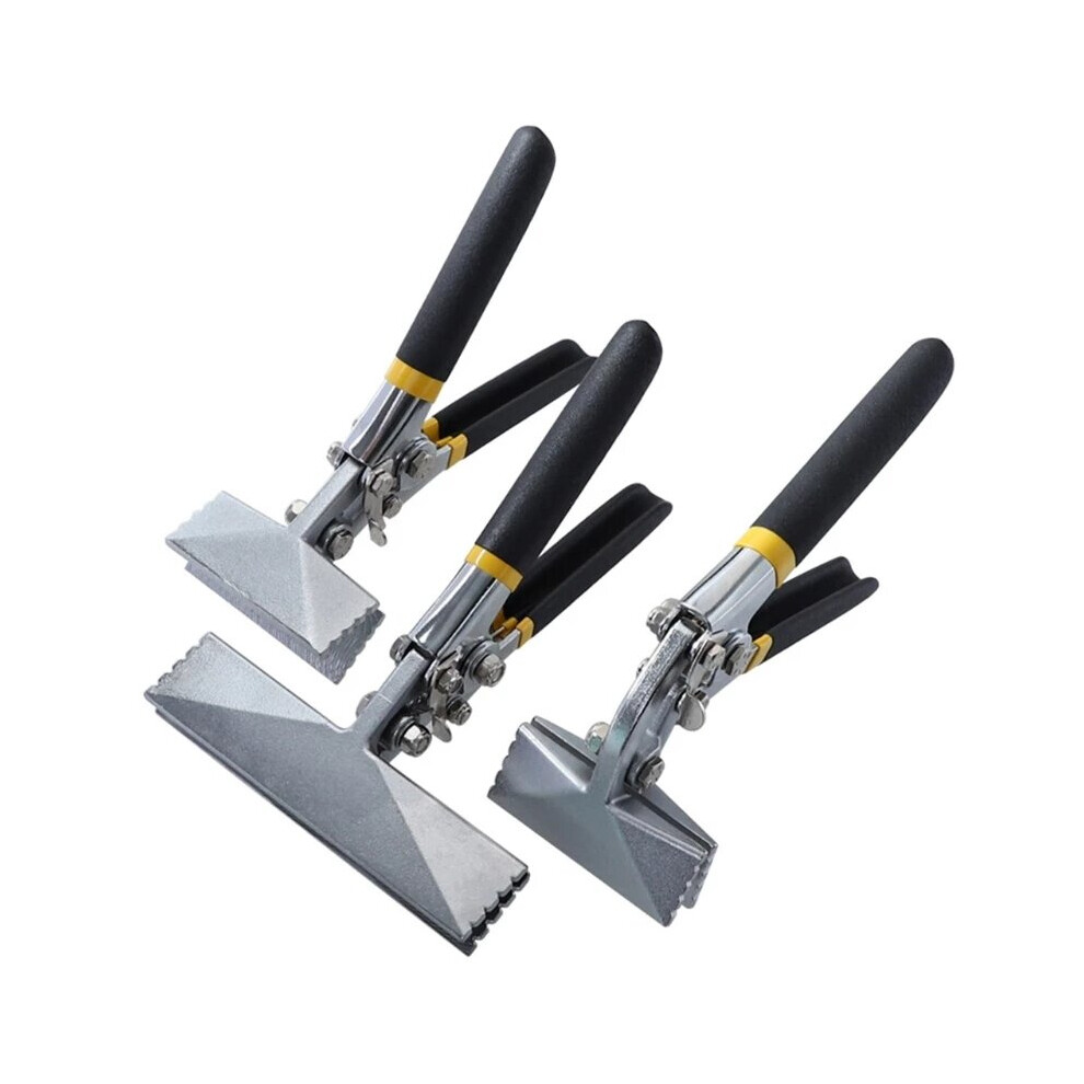 Sheet Metal Bending Pliers Hand Seamer Wide Jaw Straight 80Mm/Elbow 80Mm/Straight 150Mm Tools For Welding Clamps - 75Mm Bending Models Bending Pliers 623414340045