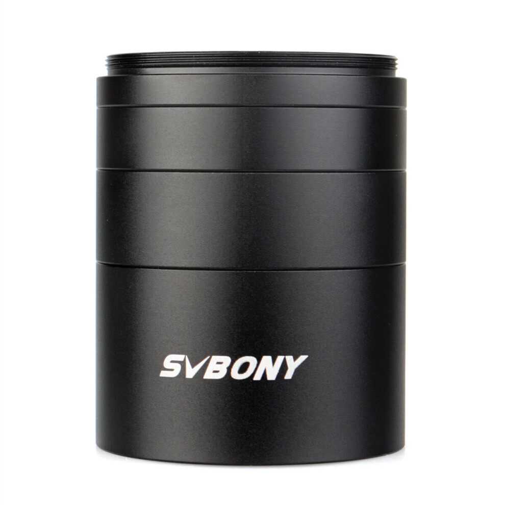 Svbony 2"/M48-Extension Tube Kit 5Mm 10Mm 15Mm 30Mm M48x0.75 On Both Sides For Solving Spacing Problems In Astrophotography Black 623414340304