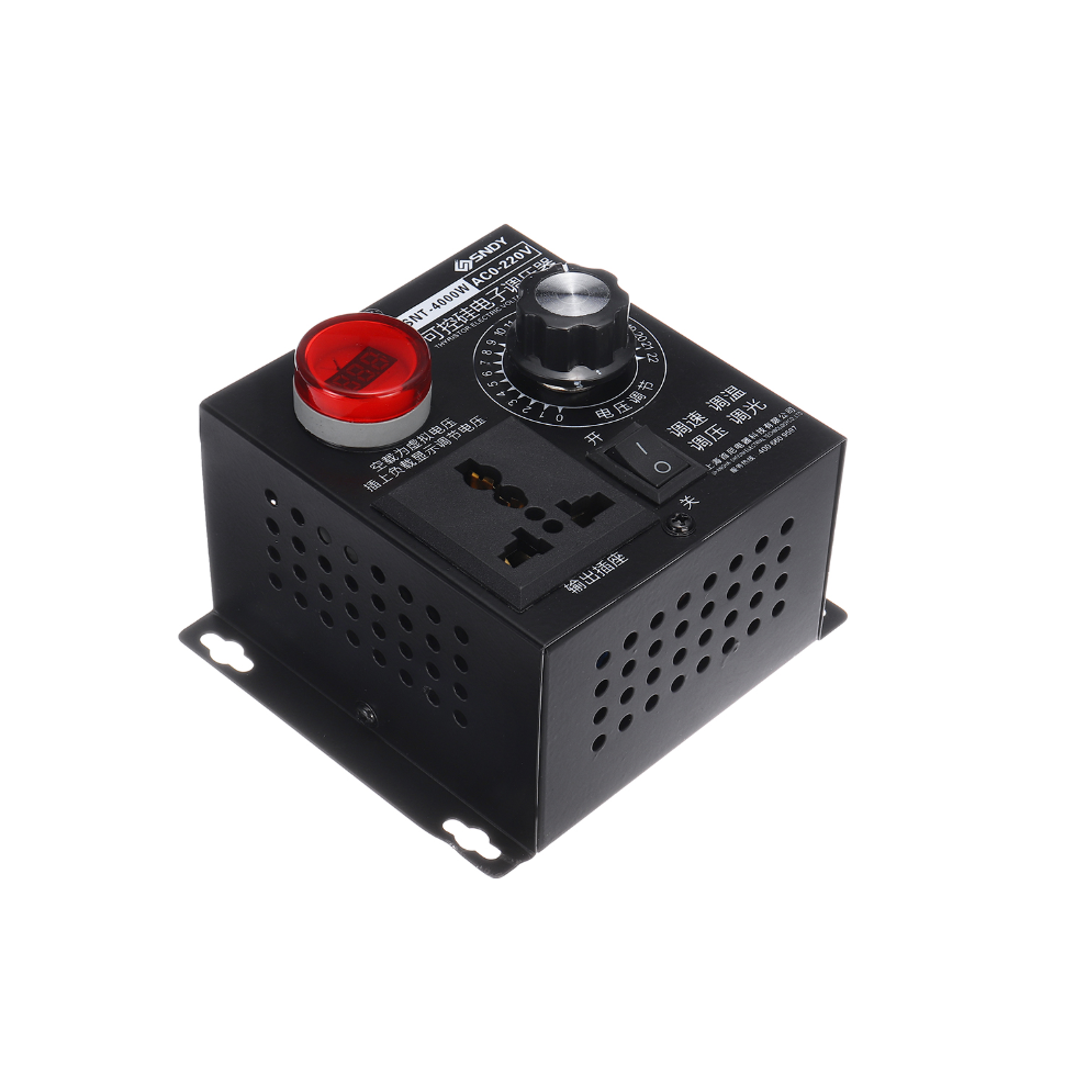Ac 220V 4000W Variable Voltage Regulator Speed Motor Fan Control Controller 623414342230