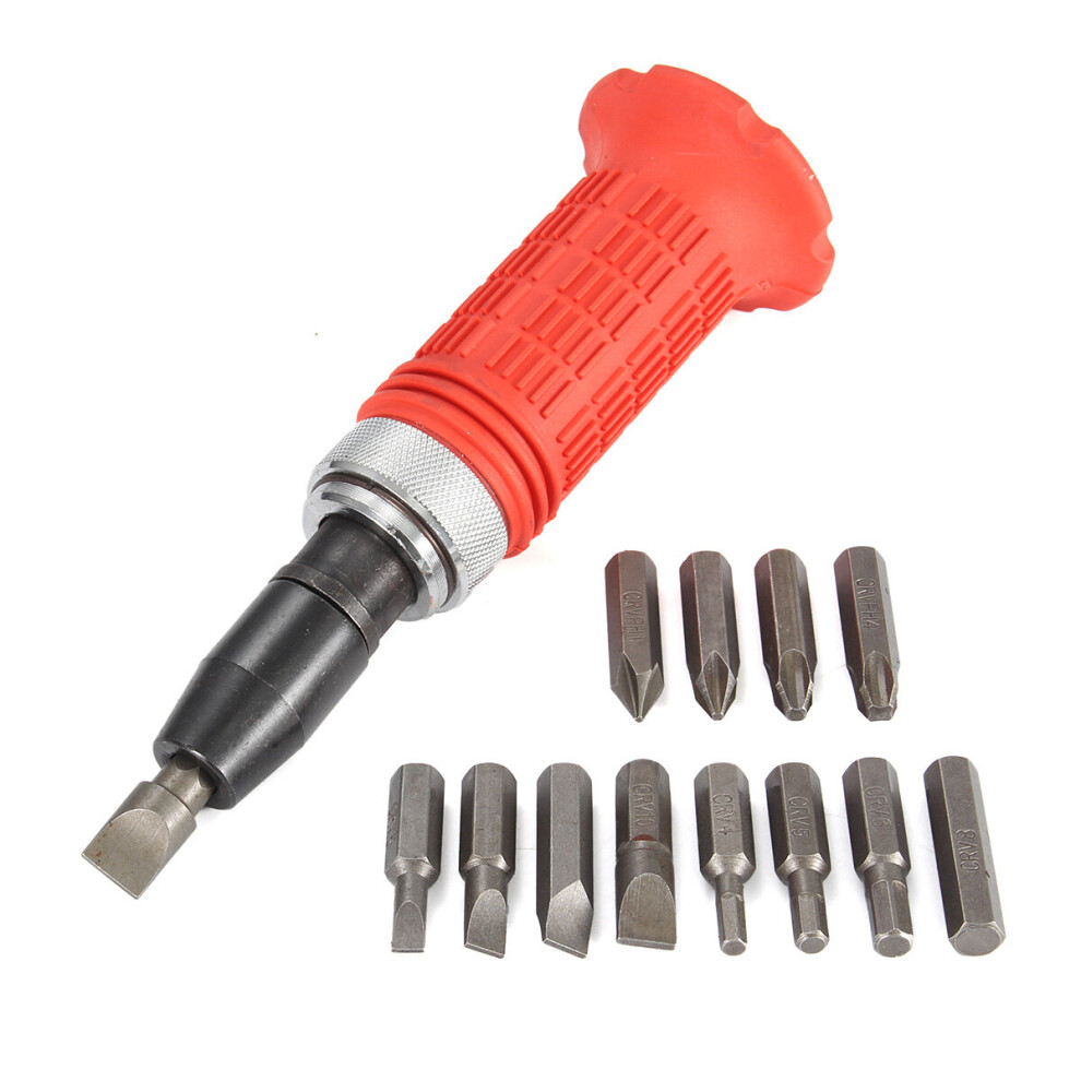 Multi-Purpose Heavy Duty Impact Screwdriver Set Driver Chisel Bits Tools Socket Kit With Case 623414342711