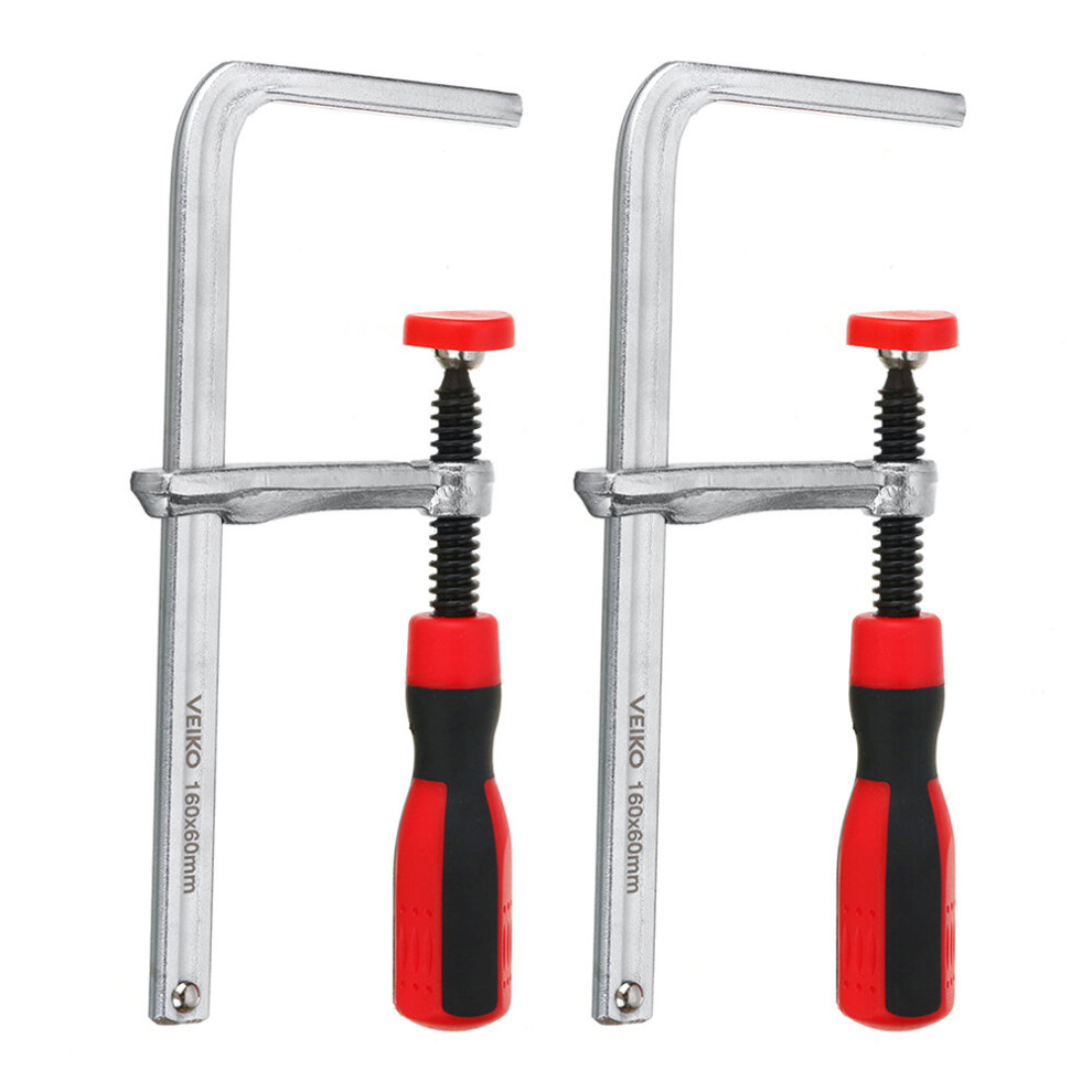 Veiko 2Pcs Quick Adjust Screw Handle Track Saw Rail Clamps Mft Clamps For Festool Rail Track Saw And Mft Table Woodworking Tools 623414344142