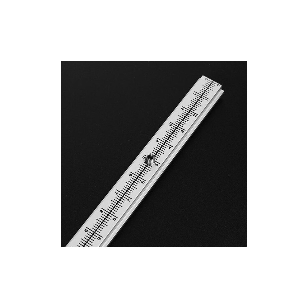 Machifit 1000Mm With Scale T-Track T-Slot Miter Track Jig Fixture Slot For Router Table 623414348331