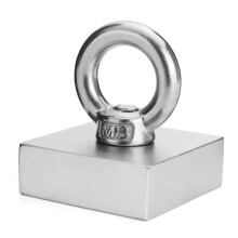 50*50*20mm Recovery Magnet Cuboid Square Block Rare Earth Magnet Metal Detector