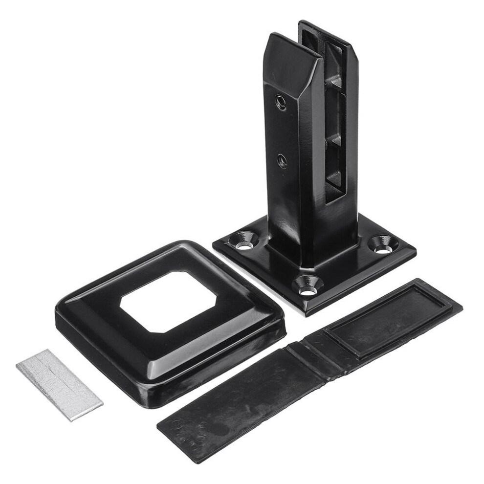 304 Stainless Glass Floor Standing Stairs Balcony Pool Glass Spigots Post Balustrade Railing Clamp 623414348782