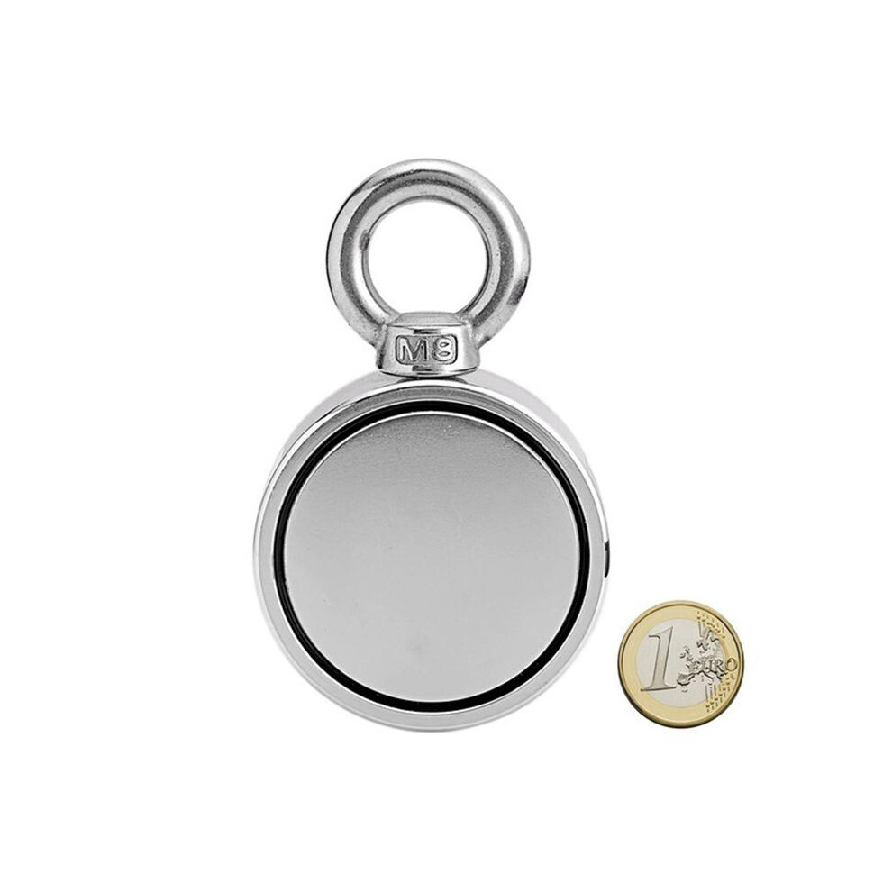 300Kg D60mm Strong Salvage Magnet Pot Fishing Deep Sea Salvage Fishing Hook Neodymium Recovery Magnet 623414349611