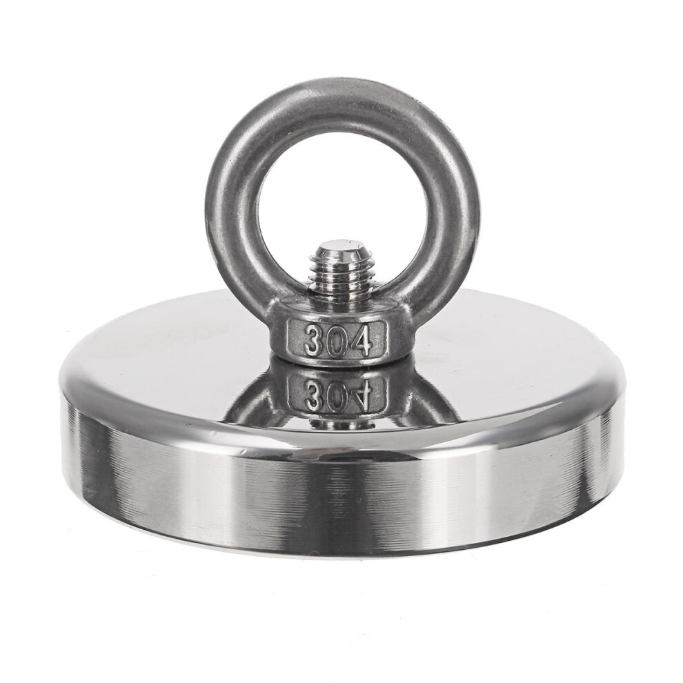 D85mm 270Kg Pull Neodymium Fishing Magnet Treasure Hunting Underwater Recovery Magnet 623414350730