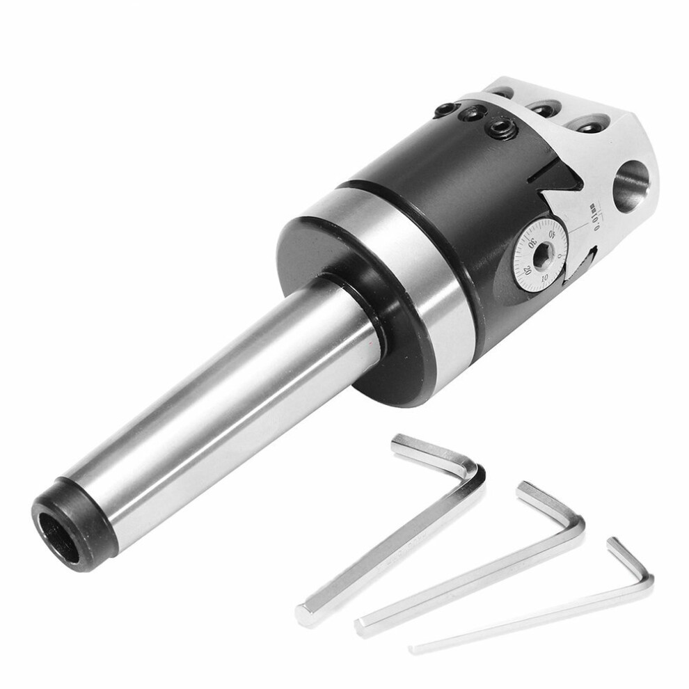 Machifit 50Mm Mt3-M12 Morse Taper Boring Bar Boring Head For Lathe Milling Lathe Tools 623414351539