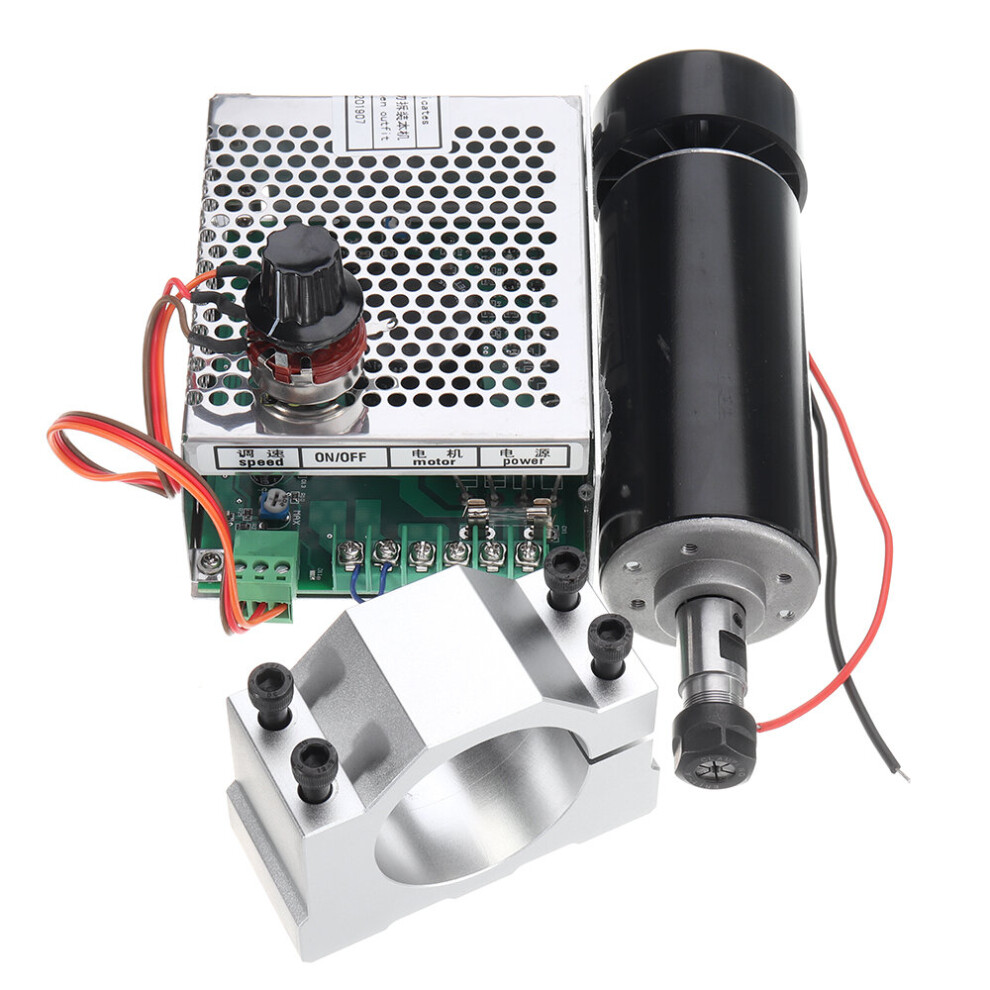 Machifit Er11 Chuck Cnc 500W Spindle Motor With 52Mm Clamps And Power Supply Speed Governor 623414353465