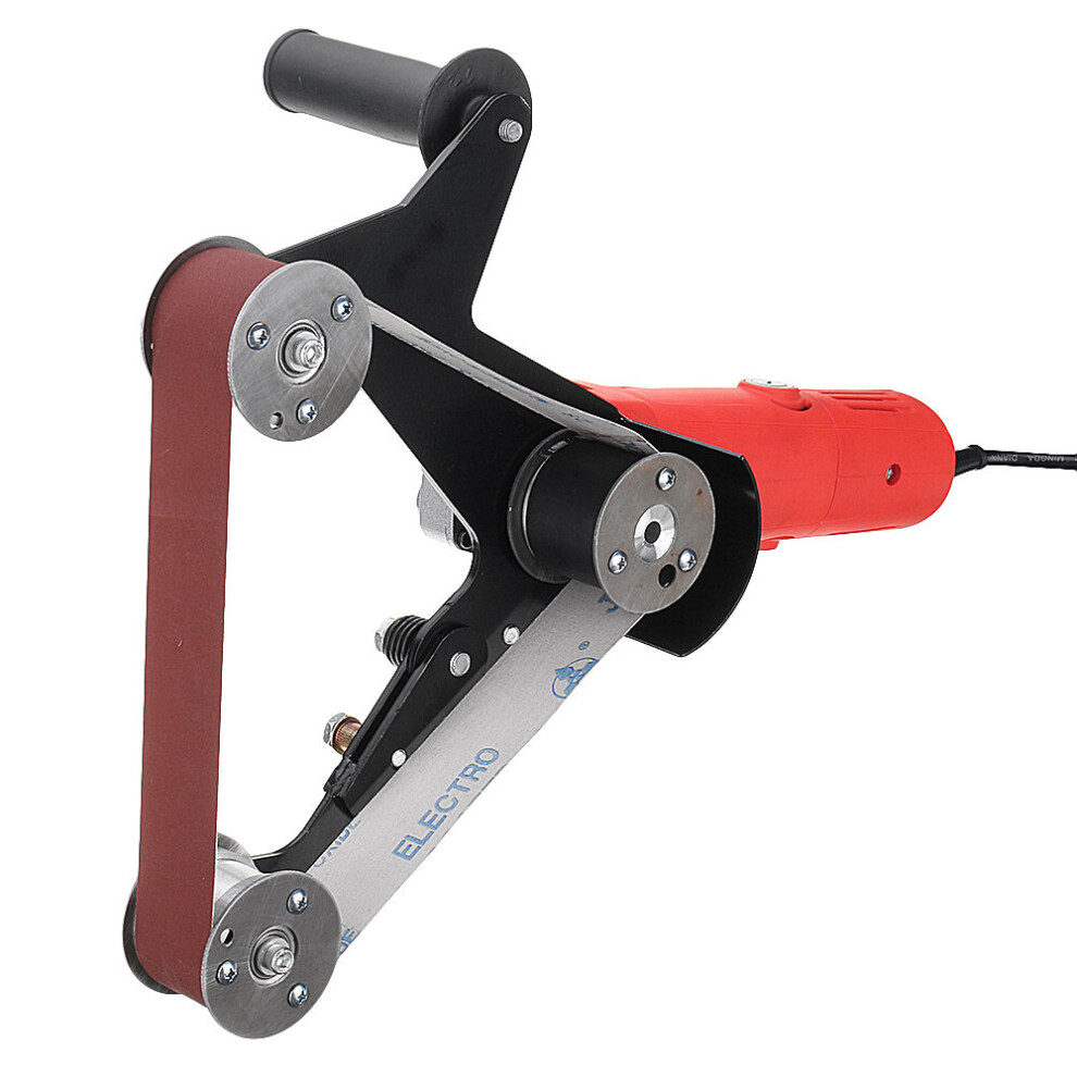 Drillpro Grinder Pipe And Tube Belt Sander Attachment Stainless Steel Metal Wood Sanding Belt Adapter For 115 125 Angle Grinder 623414354332