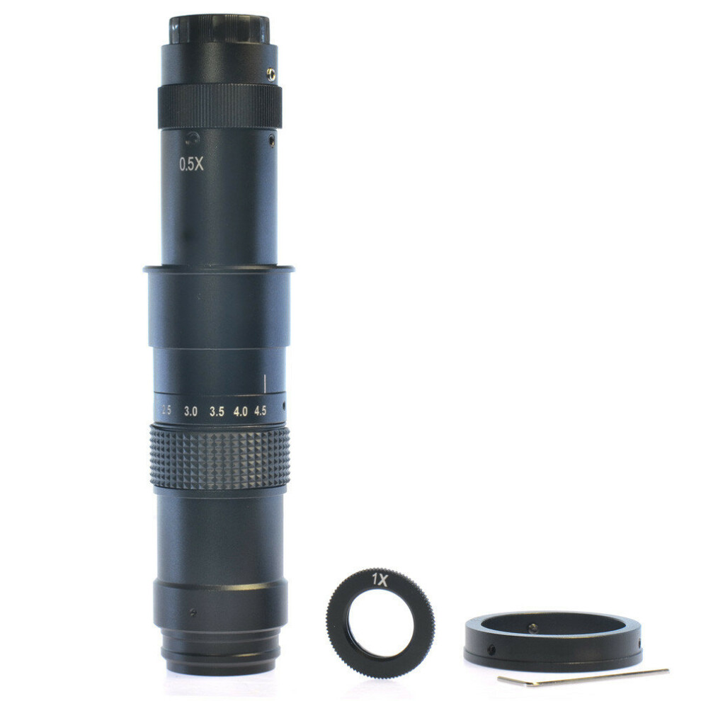 Hayear Hd 0.7X-4.5X 180X Zoom C-Mount Parallel Lens For Industry Microscope Camera Glass Lens 40Mm / 50Mm Ring Light 623414355117