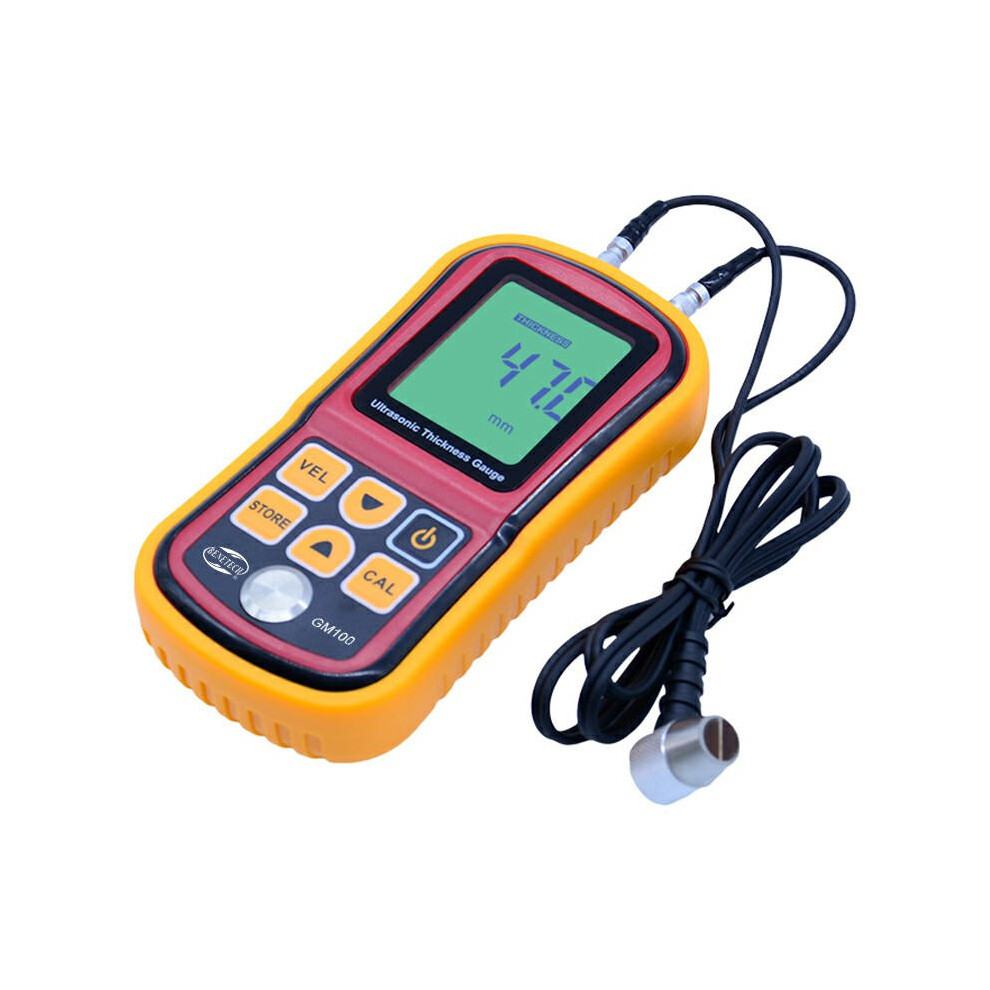 Gm100 Digital Lcd Display Ultrasonic Thickness Gauge Metal Testering Measuring Instruments 1.2 To 200Mm Sound Velocity Meter 623414355391