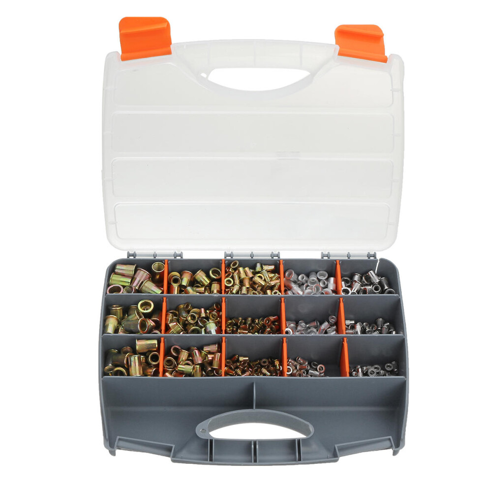 1000Pcs M3 M4 M5 M6 M8 M10 M12 Stainless Steel Nutsert Rivnut Nutsert Tool Kit 623414355896