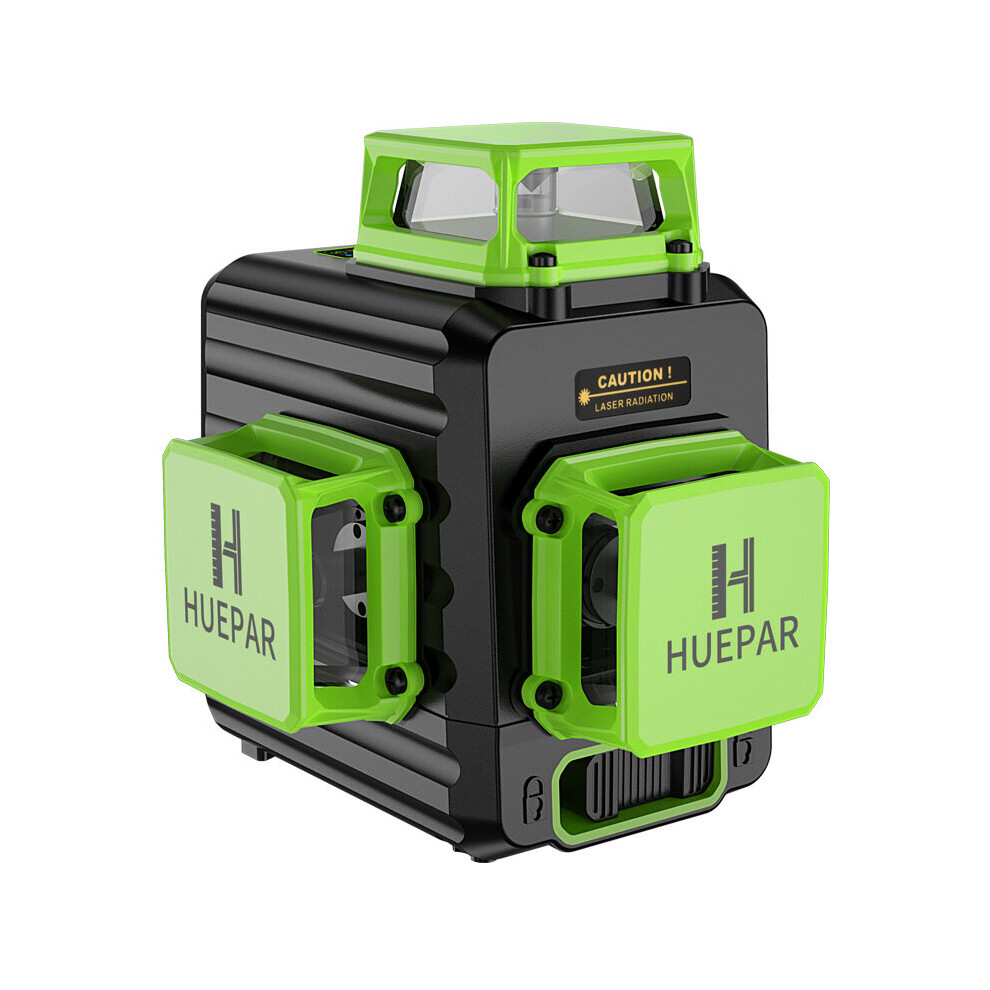 Huepar B02cg 8 Lines Green Beam Cross Line Laser Level 2X360 Self-Leveling Horizontal & Vertical With Hard Carry Case 623414356343