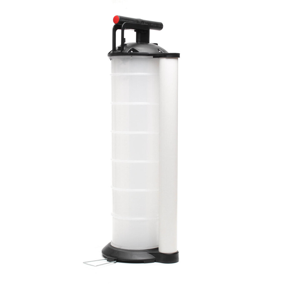 7L Vacuum Oil Fluid Extractor Pump Changer Manual Fuel Pump Petrol Transfer White 623414356633