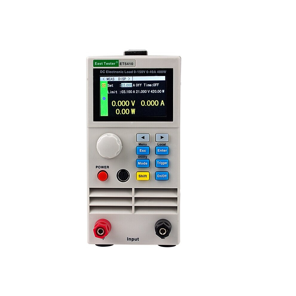 Et5410 Professional Dc Electronic Load Programmable Digital Control Battery Capacity Tester Electronic Loads 400W 150V 40A 623414358255