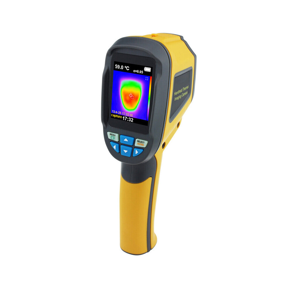 HT02 Handheld Thermograph Camera Infrared Thermal Camera Digital Infrared Imager Temperature Tester with 2.4inch Color LCD Display