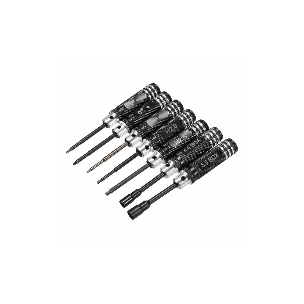 7Pcs 1.5/2/2.5/3/4/5.5Mm Hexagonal Screwdriver Tool Set For Rc Model 6900016896915