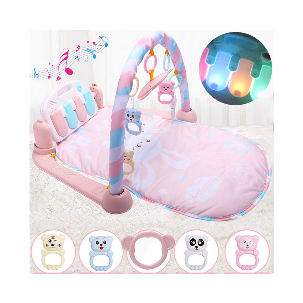 3 IN 1 Baby Fitness Kick Play Musical Piano Gym Play Baby Activity Exercise Mat