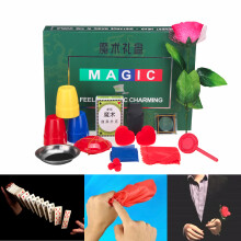 8 Kinds Trick Sets Magic Play With DVD Teaching Professional Magic Tricks Stage Close Up Magic Toys