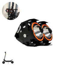 BOYUEDA U7 Scooter Headlight Waterproof Aluminum Alloy 3 Modes Electric Scooter LED Front Lamp with Horn