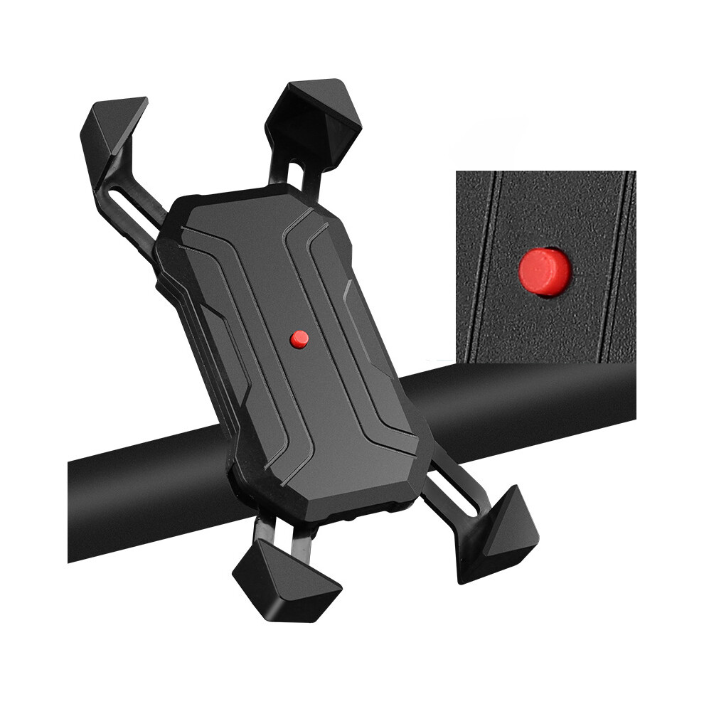 Bikight 360 Rotatable Usb Rechargeable Bike Phone Holder Bicycle Phone Stand For 3.0-7.5Inch Phones-Handlebar/Rearview Mirror Black 6900063617402