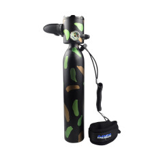 DEDEPU 0.5L Scuba Diving Tank 20MPa Oxygen Cylinder Breathing Valve with Anti-Lost Rope Outdoor Swimming Diving