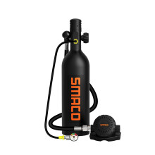 SMACO 1L S400Pro Diving Scuba Tank Oxygen Tank Diving Respirator Diving Equipment Water Sport with Storage Bag