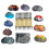 12Pcs Soft Tip Colorful Pattern Tail Darts 100 Extra Safe Soft Tips 30 Tail Wing For Electronic Dartboard 9