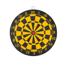 10inch Dart Board Game Set Household Wall Hanging Children Dual Sides Throwing Game Indoor Outdoor with 2 Pcs Dart Pins