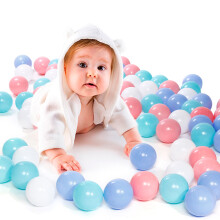 100PCS/Lot Eco-Friendly ColorfulMacaronsBall Pits Soft Plastic Ocean Ball Water Ocean Wave Ball Toys For Children Kid Baby